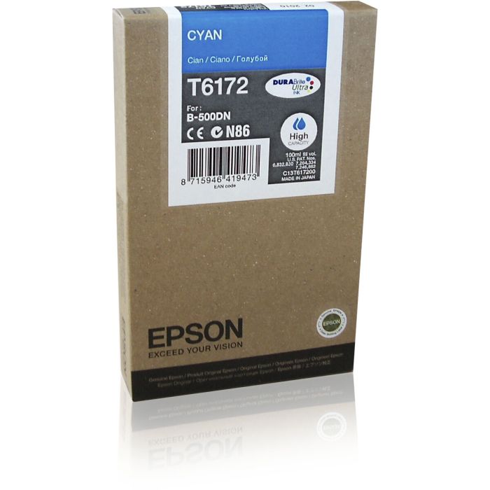 Cartucho de Tinta Original Epson C13T617200 Cian