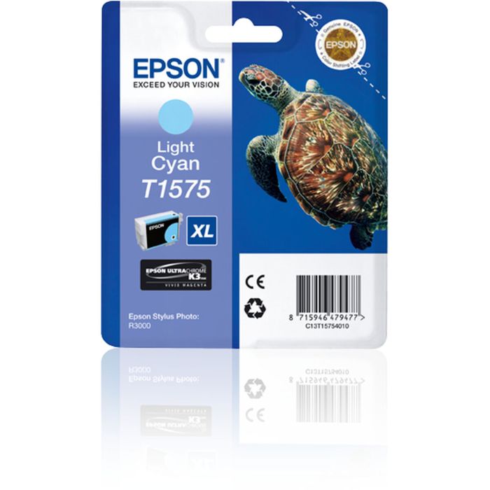 Cartucho de Tinta Original Epson C13T15754010 Azul Cian