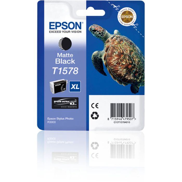 Cartucho de Tinta Original Epson C13T15784010 Negro Negro mate