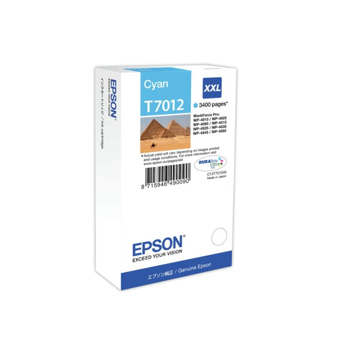 Epson Wp-4000-4500 Cartucho Cian Capacidad Superior 3.400 Paginas