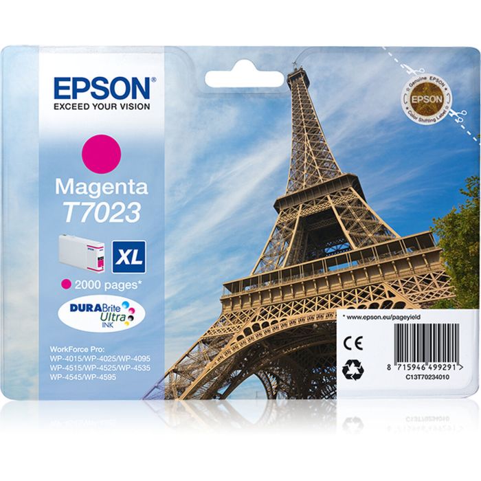 Cartucho de Tinta Original Epson T70234010 Rosa Magenta