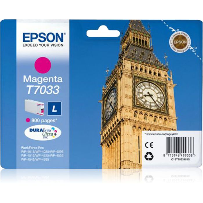 Cartucho de Tinta Original Epson C13T70334010 Magenta