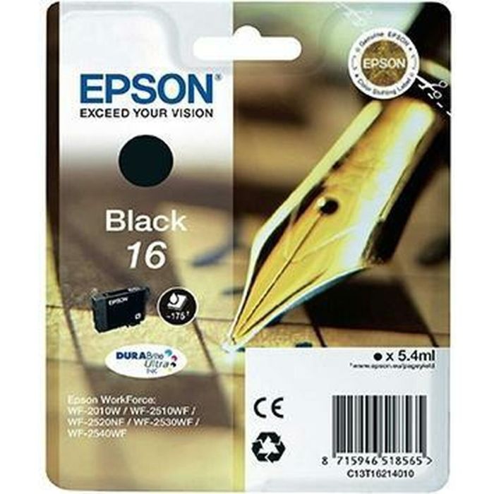 Epson Tinta Negro Durabrite Ultra Ink - Nº 16