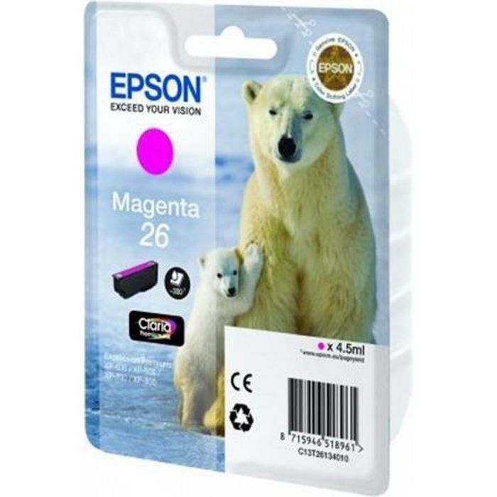 Cartucho de Tinta Original Epson C13T26134012 Magenta 1