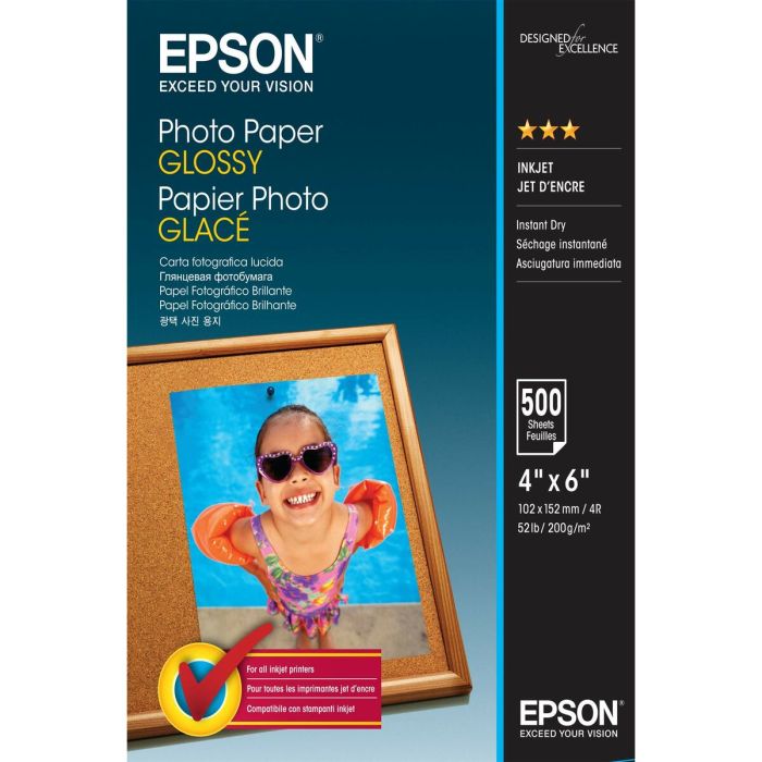 Pack de Tinta y Papel Fotográfico Epson C13S042549 500 Hojas (1 unidad) 1