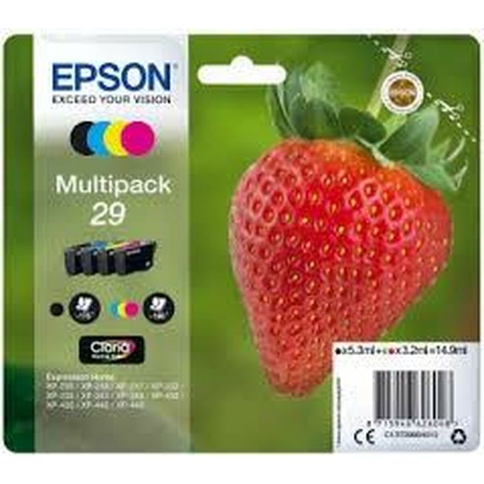 Epson Tinta Bk - C - M - Y Xp 235 332 335 432 435 - Nº 29 Multipack 4 Colores