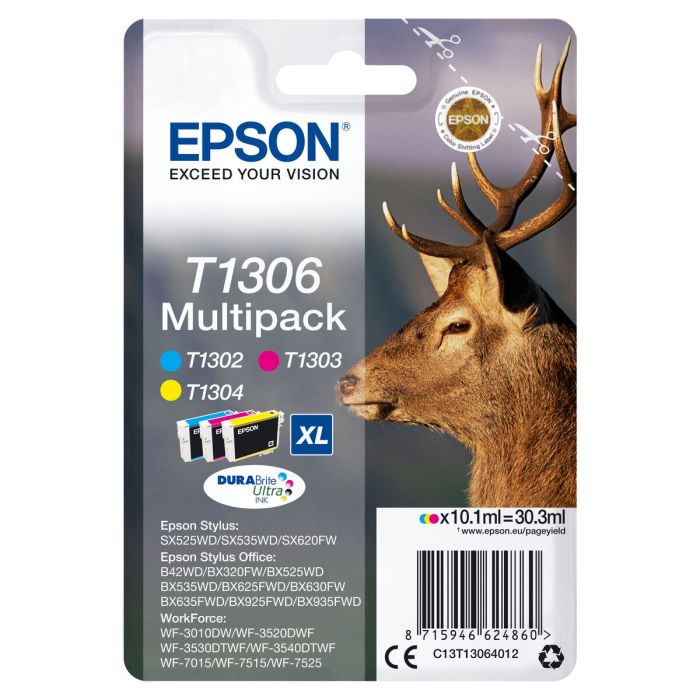 Epson Tinta C - M - Y Multipack Sx525 Wd-620Fw- Office B42 Wd-525 Wd-625Fwd-925Fwd