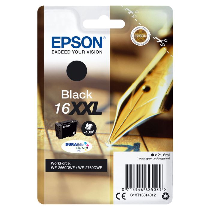 Epson cartucho negro 16XXL workforce 2660dwf