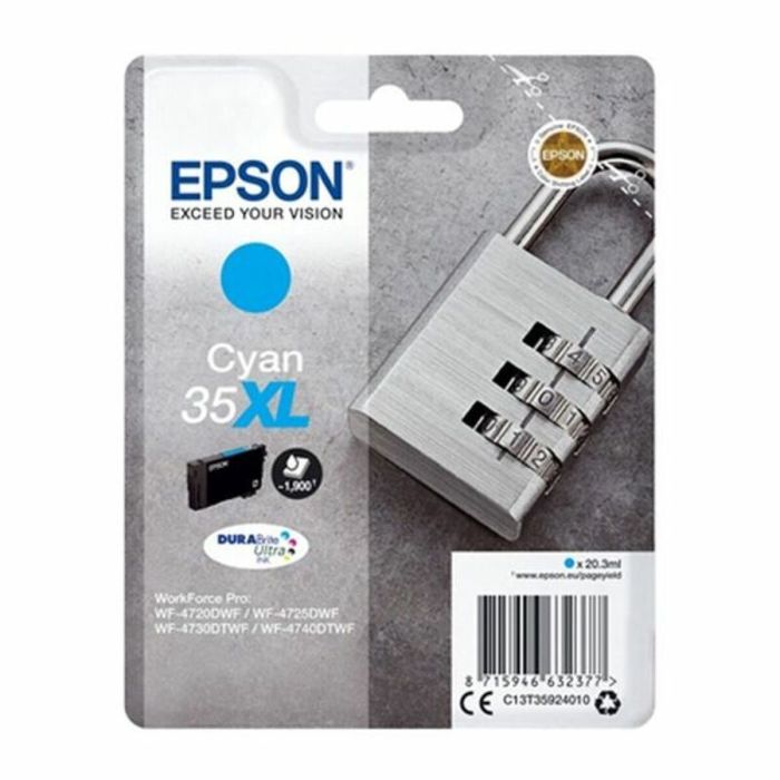 Cartucho de Tinta Original Epson C13T35924010 Cian 1