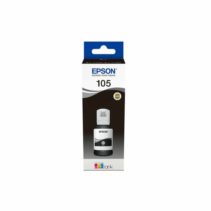 Epson Tinta Bote Negro Ecotank Et-7700 - Et-7750 - Nº 105