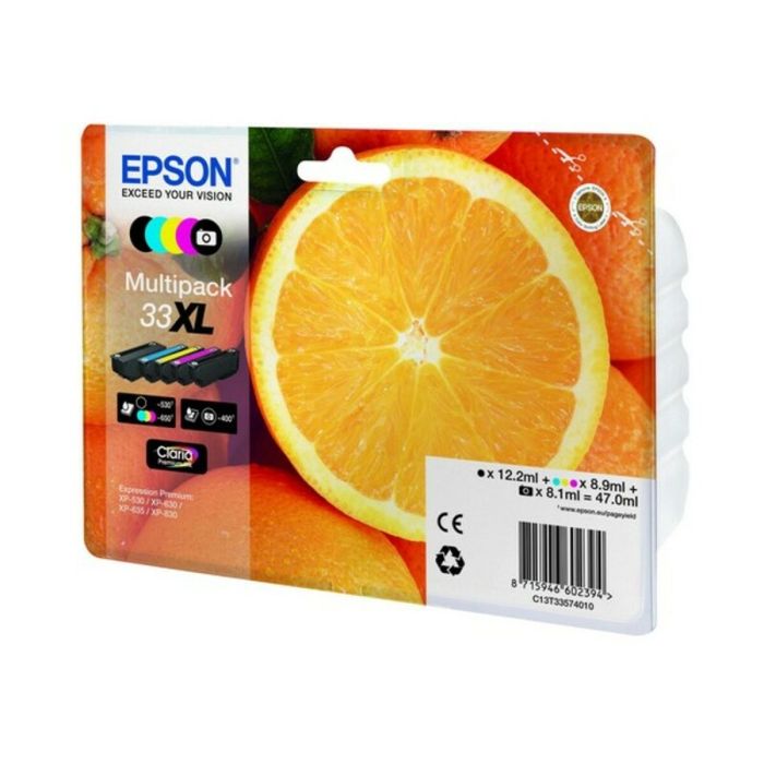 Cartucho de Tinta Original Epson Multipack 5-colours 33XL Claria Premium Ink (5 pcs)