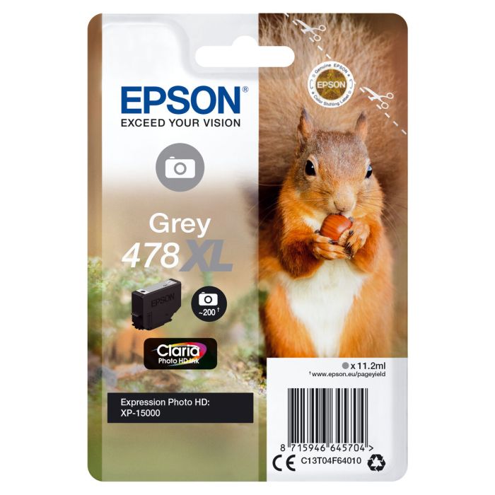 Epson Tinta Gris Claria Photo Hd Xp-15000 - 478XL