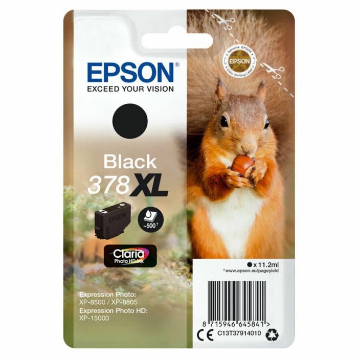 Ink-Jet Epson 378 XL Expression Home Xp-8605 - 8606 - Xp-15000 - Xp-8500 - 8505 Negro 500 Pag