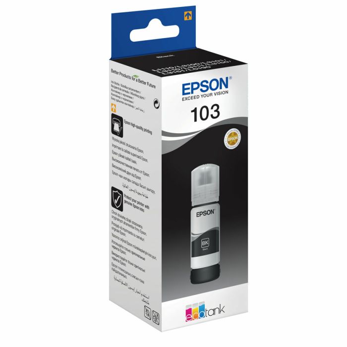 Epson Ecotank Tinta Negro L1100 Series, L3110 Series - Nº 103