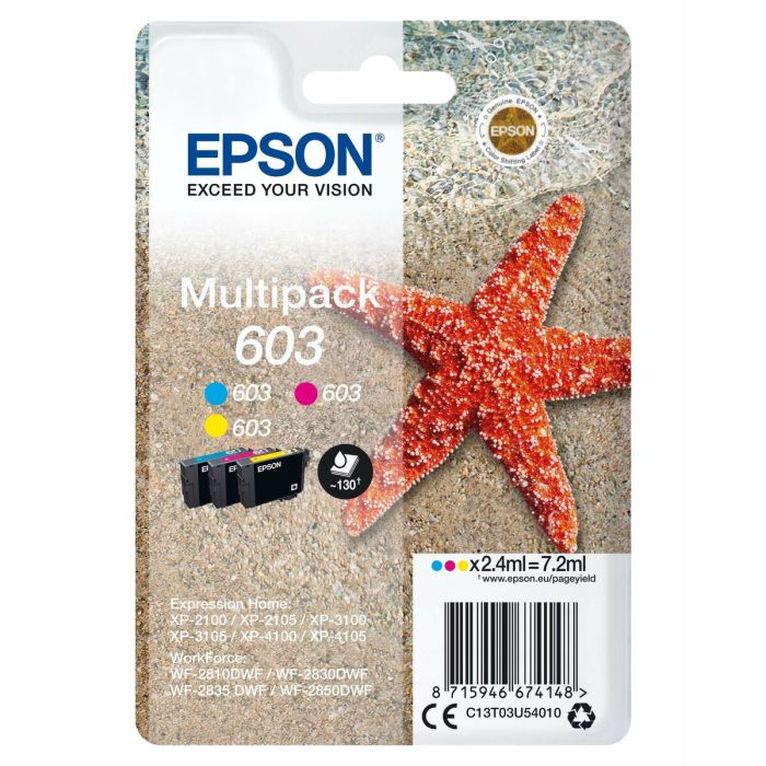 Cartucho de Tinta Original Epson C13T03U54020 7,2 ml Multicolor