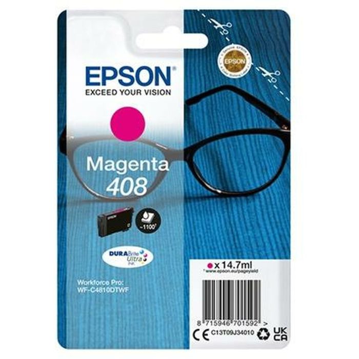 Epson Tinta Magenta Wf-C4810Dtwf - Nº 408