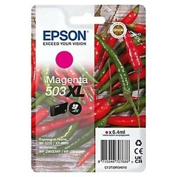 Epson Tinta Magenta Xp-5200, 5205 - Wf-2960Dwf, 2965Dwf - 503XL