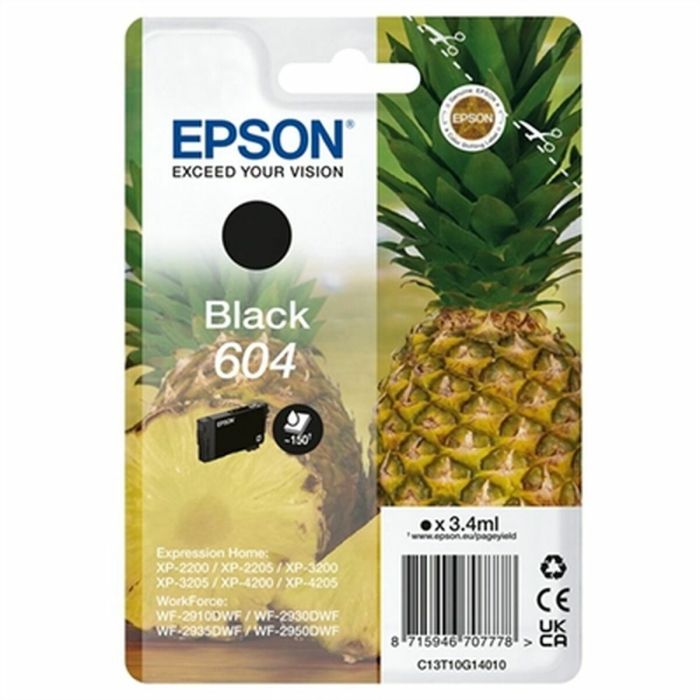 Epson Tinta Negro 604 Xp-2200, Wf-2910Dwf