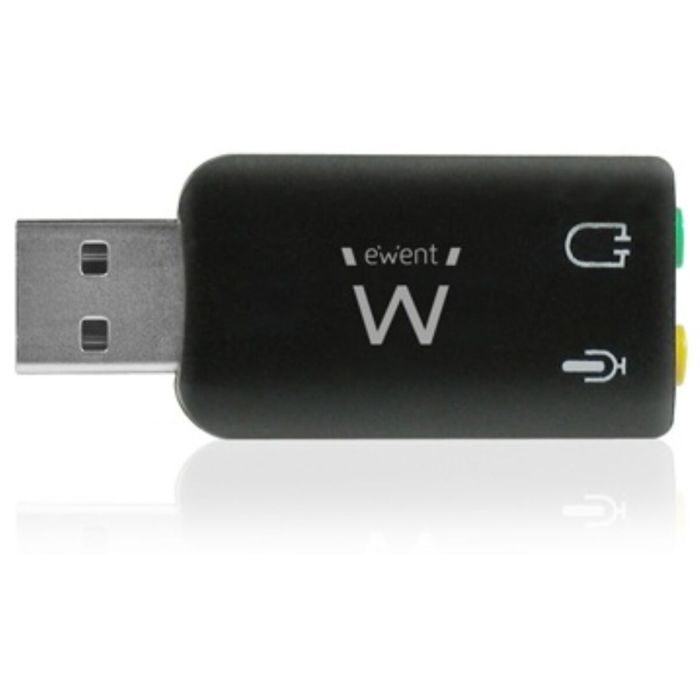 Adaptador de Sonido USB Ewent EW3751 USB 2.0 1