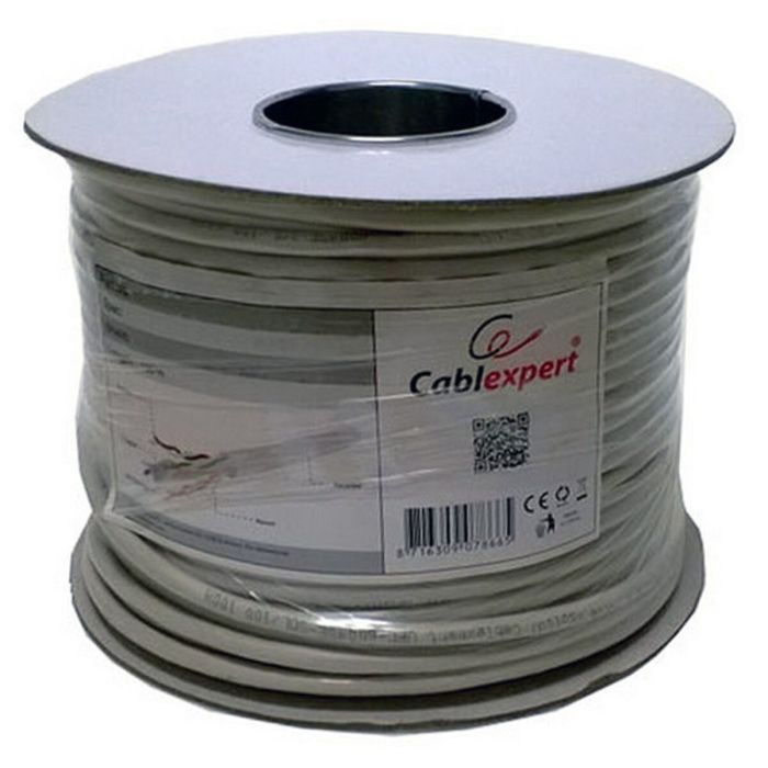 Cable RJ45 Categoría 5 UTP Rígido GEMBIRD UPC-5004E-SOL/100 100 m Gris 100 m 1