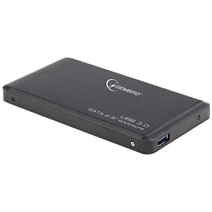 Carcasa para Disco Duro GEMBIRD EE2-U3S-2-S Negro Plata USB USB 3.0 SATA USB 3.2 2,5" 1