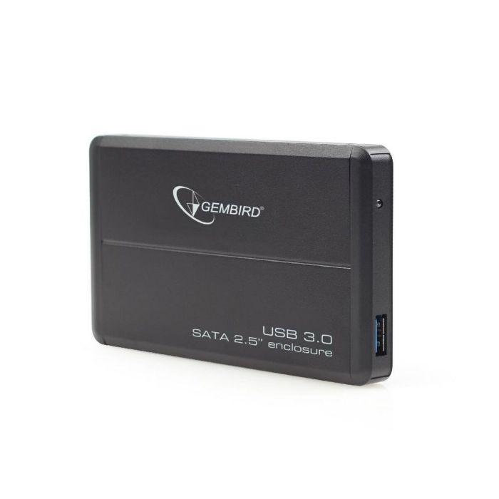 Carcasa para Disco Duro GEMBIRD EE2-U3S-2-S Negro Plata USB USB 3.0 SATA USB 3.2 2,5" 3