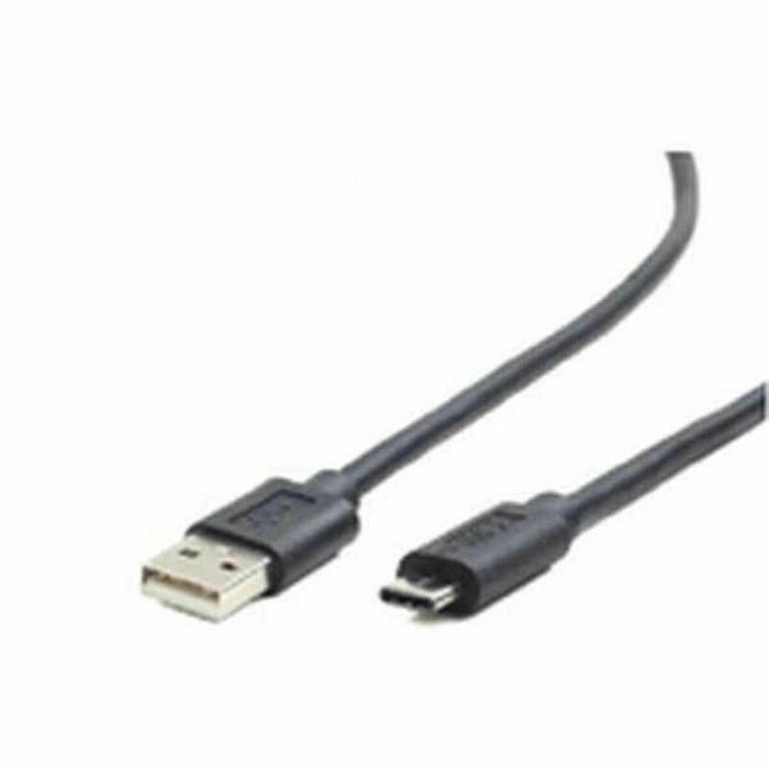 Cable USB A 2.0 a USB C GEMBIRD 480 Mb/s Negro 1 m