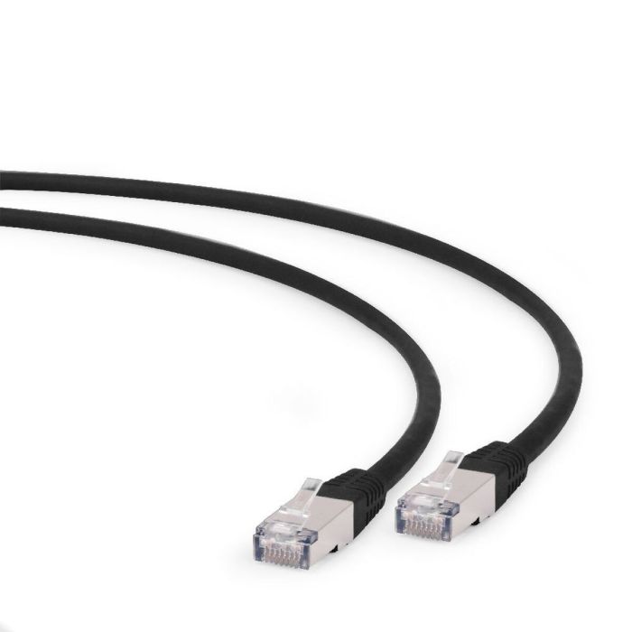 Cable de Red Rígido FTP Categoría 6 GEMBIRD PP6A-LSZHCU-BK-1M Negro 1 m
