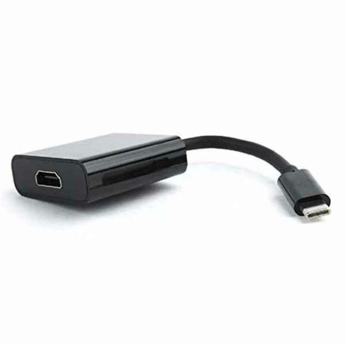 Adaptador USB C a HDMI GEMBIRD WNP-RP300-01 4K Ultra HD USB-C 3.1 Negro