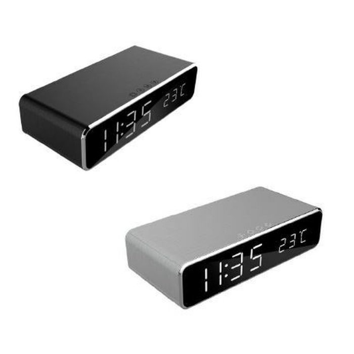 Reloj-Despertador GEMBIRD DAC-WPC-01 Negro Sí 1