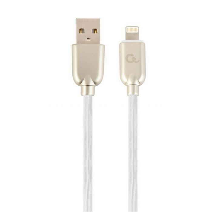 Cable Lightning Cablexpert CC-USB2R-AMLM-2M-W