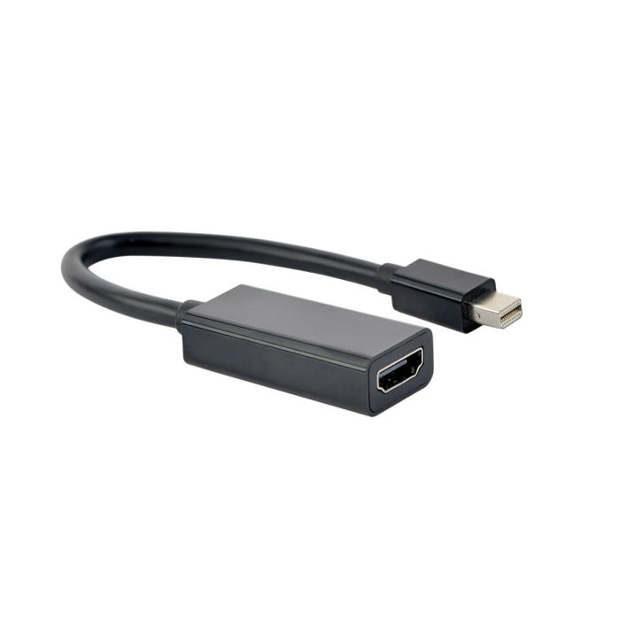 Adaptador Mini Display Port a HDMI GEMBIRD A-MDPM-HDMIF4K-01 Negro 15 cm