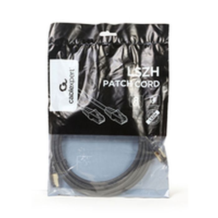 Cable de Red Rígido FTP Categoría 6 GEMBIRD PP8-LSZHCU-BK-0.5M Negro 50 cm 1