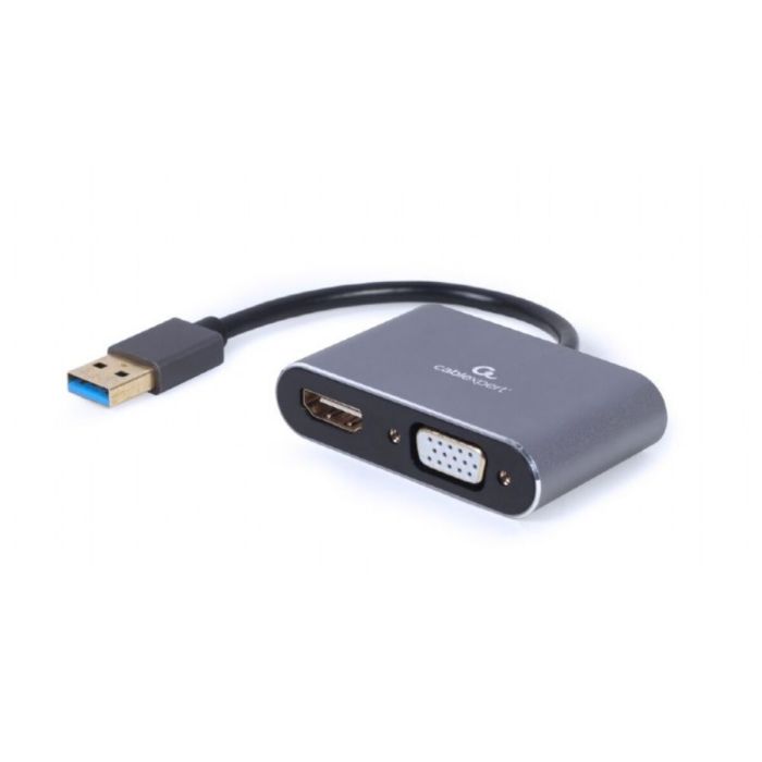 Adaptador USB a VGA/HDMI GEMBIRD