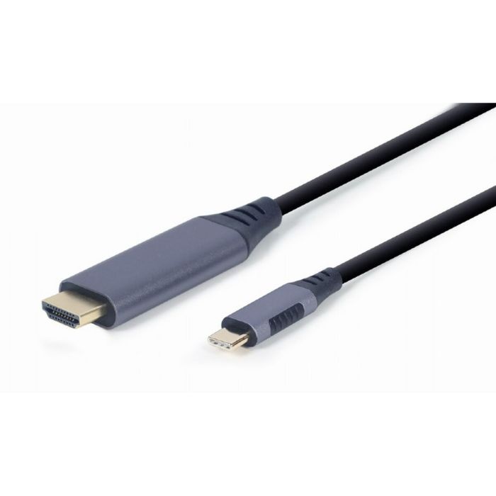 Adaptador HDMI a DVI GEMBIRD CC-USB3C-HDMI-01-6 Negro/Gris 1,8 m 7