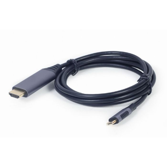 Adaptador HDMI a DVI GEMBIRD CC-USB3C-HDMI-01-6 Negro/Gris 1,8 m 5