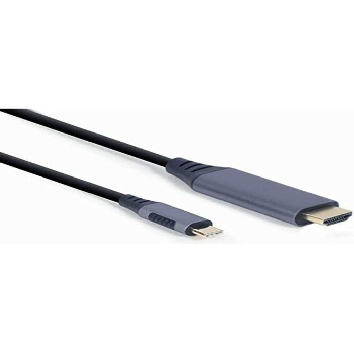 Adaptador HDMI a DVI GEMBIRD CC-USB3C-HDMI-01-6 Negro/Gris 1,8 m 1