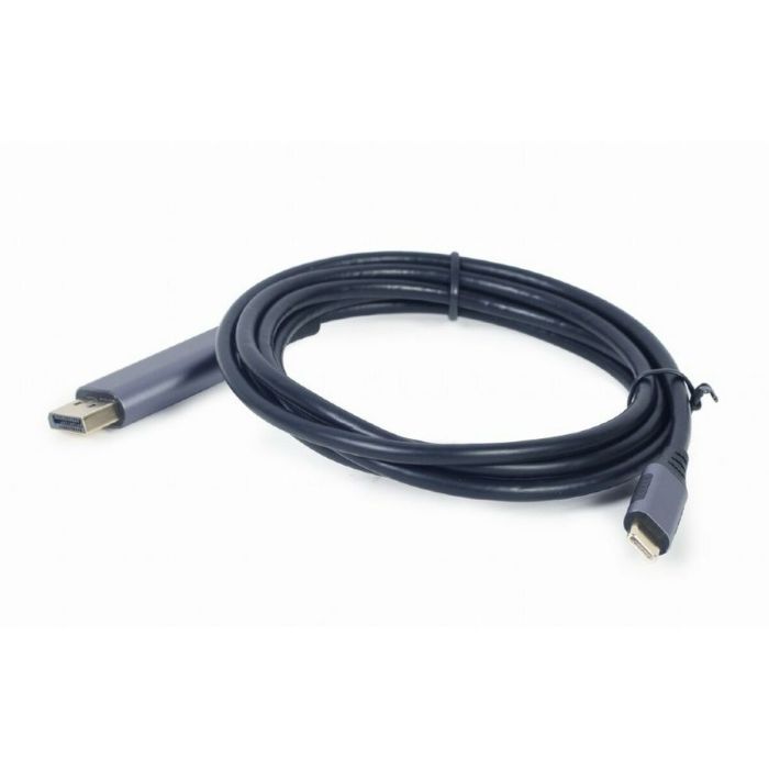 Cable USB-C a DisplayPort GEMBIRD CC-USB3C-DPF-01-6 Negro Gris 1,8 m 2