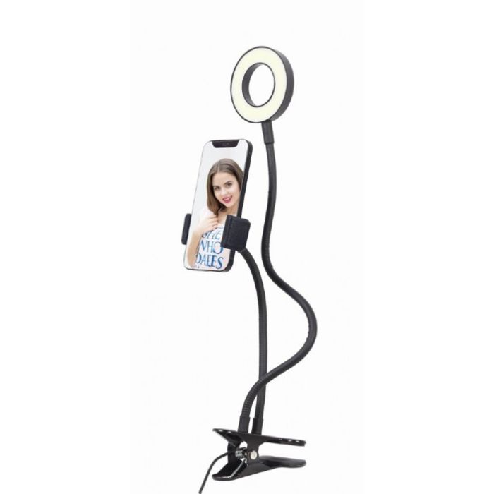 Aro de Luz para Selfie GEMBIRD LED-RING4-PH-01