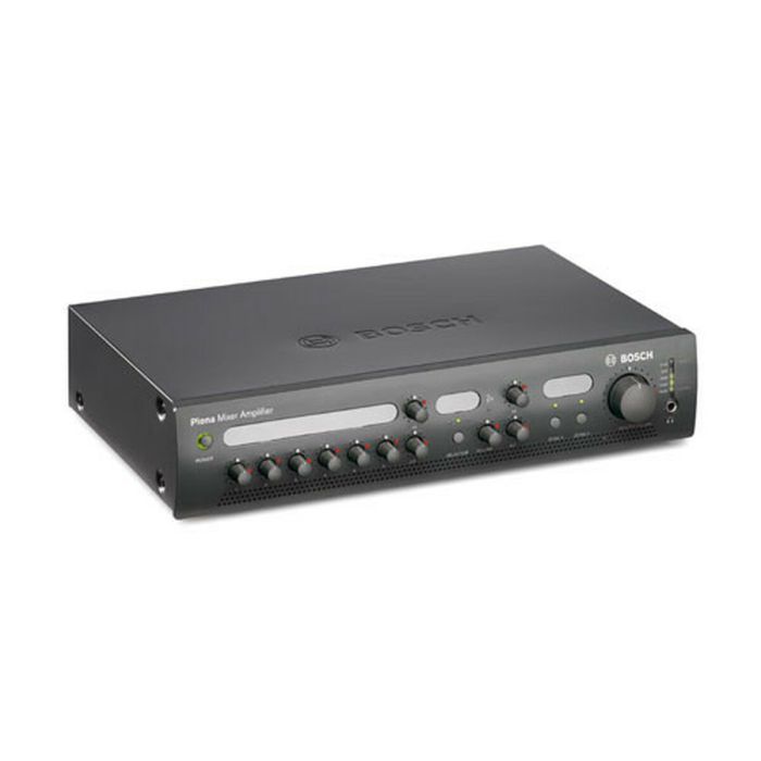 BOSCH PLE-2MA120-EU Amplificador Mezclador, 2 Zonas, 120W, Negro