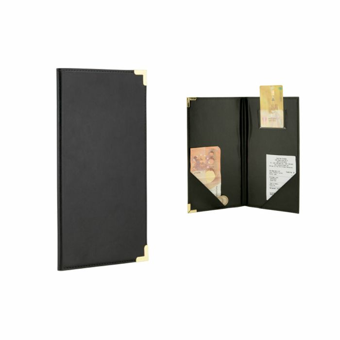 Carpeta Securit Classic Entrega de cuentas 23,9 x 13,1 cm Negro 1