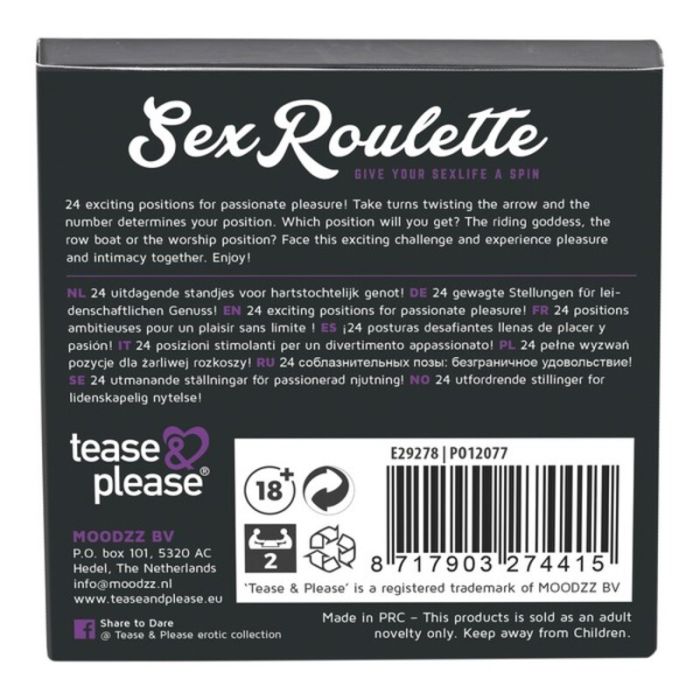 Juego Erótico Sex Roulette Tease & Please 16