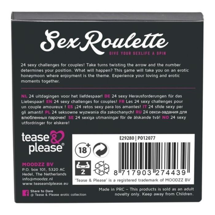 Juego Erótico Sex Roulette Tease & Please 7