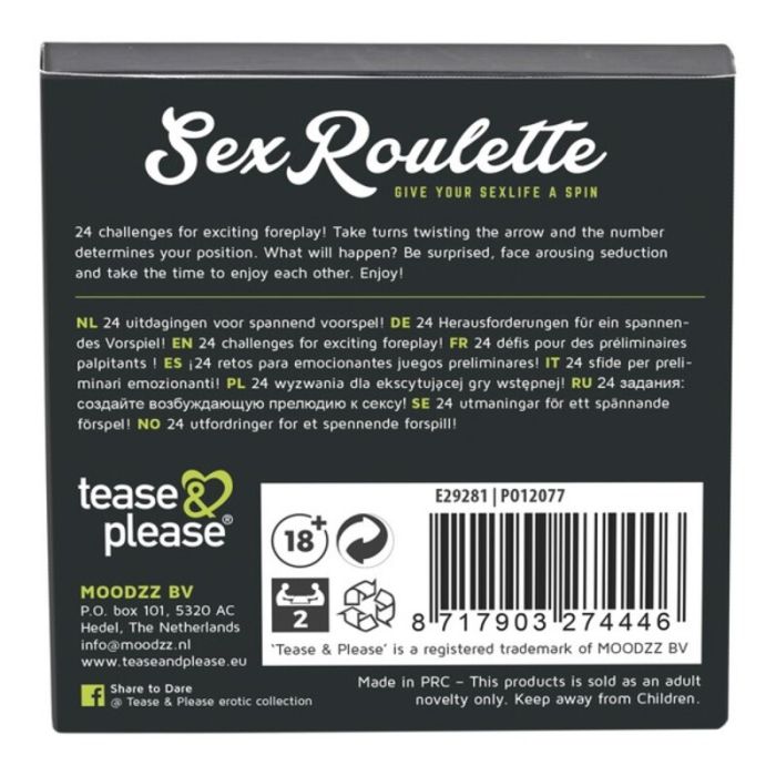 Juego Erótico Sex Roulette Tease & Please 3