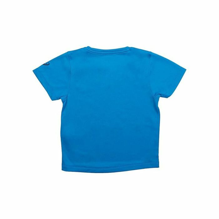 Camiseta de Manga Corta Infantil Asics Run Azul 1