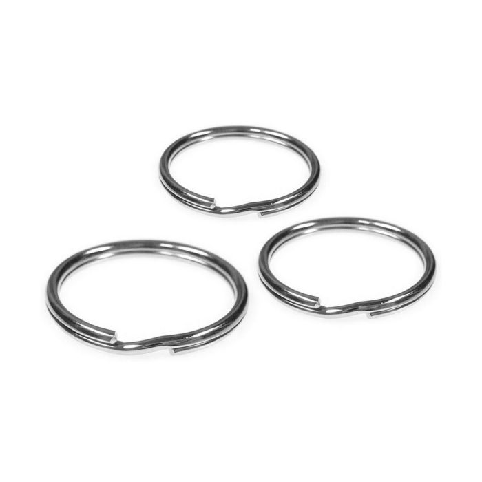 Pack 20 anillas metalicas para llaves diametro 2,7cm