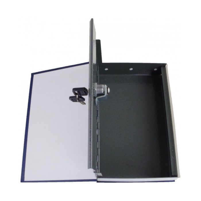 Caja de seguridad en forma de Libro Bensontools 24 x 15,5 x 5,5 cm Negro Acero 3