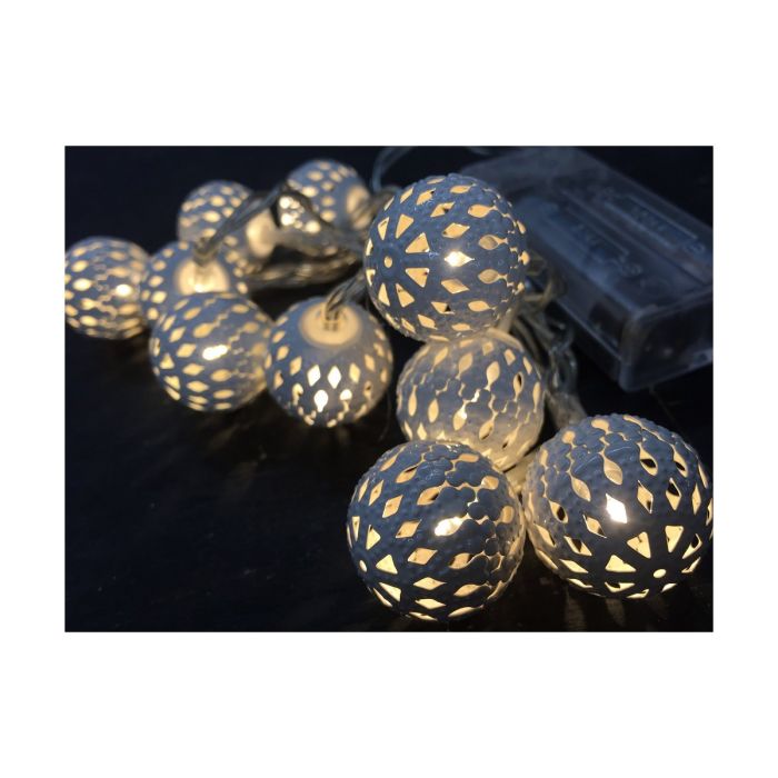 Guirnalda de Luces LED Decorative Lighting Plateado 5