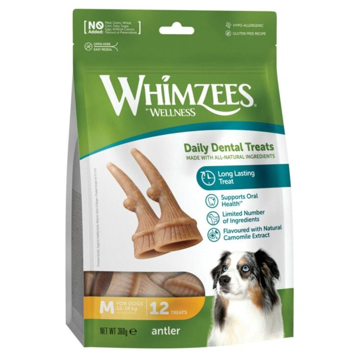 Whimzees Bag Occupy Antler M 12 Unidades