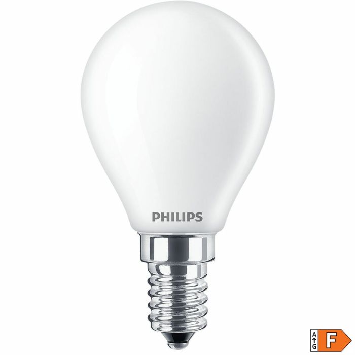 Bombilla LED Philips F 40 W 4,3 W E14 470 lm 4,5 x 8,2 cm (4000 K) 4